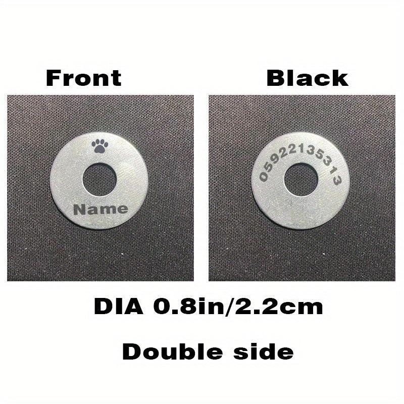 Custom Engraved Pet ID Tags Anti Lost Dog Tag