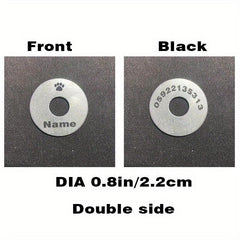 Custom Engraved Pet ID Tags Anti Lost Dog Tag