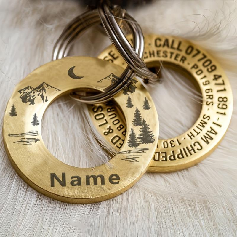 Custom Engraved Pet ID Tags Anti Lost Dog Tag