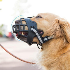 Reflective Dog Muzzle for Safety & Security