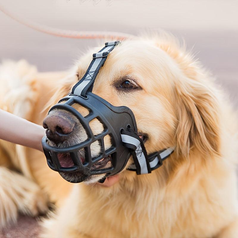 Reflective Dog Muzzle for Safety & Security