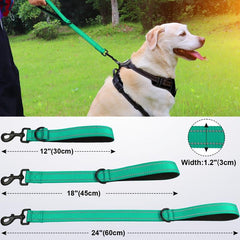 Taglory Short Dog Leash Traffic Padded Handle Heavy Duty Nylon Dog Lead