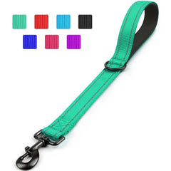 Taglory Short Dog Leash Traffic Padded Handle Heavy Duty Nylon Dog Lead