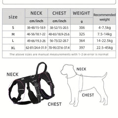 Explosion Proof No Pull Dog Harness for Small Medium and Large Dogs Comfortable