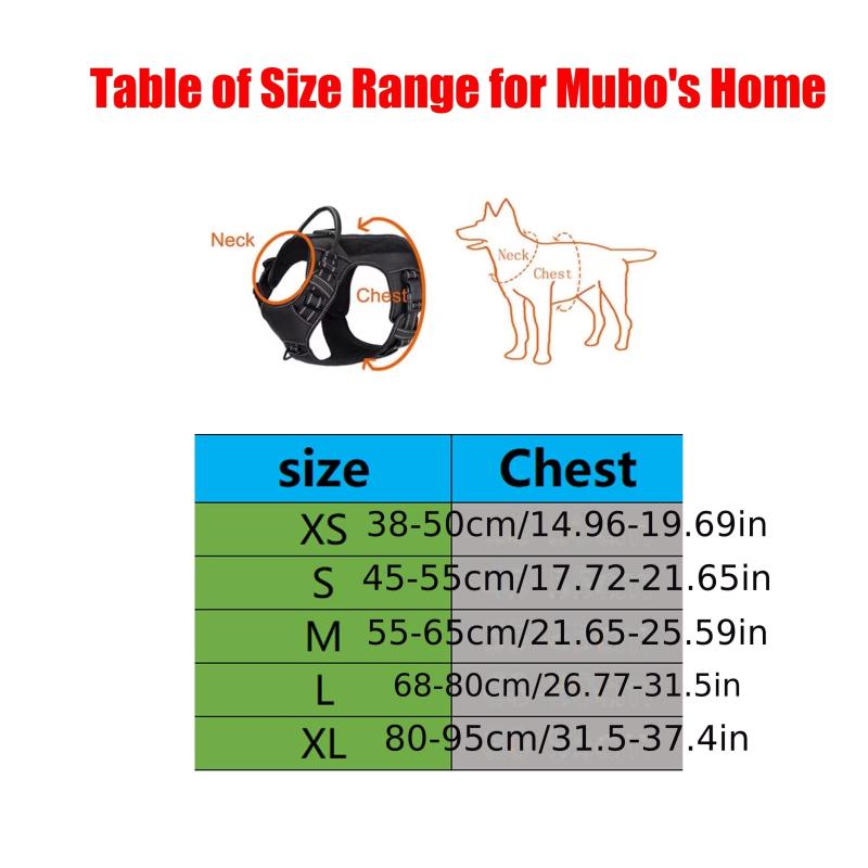 Customized Dog Vest with Padded Handle for Walking Training