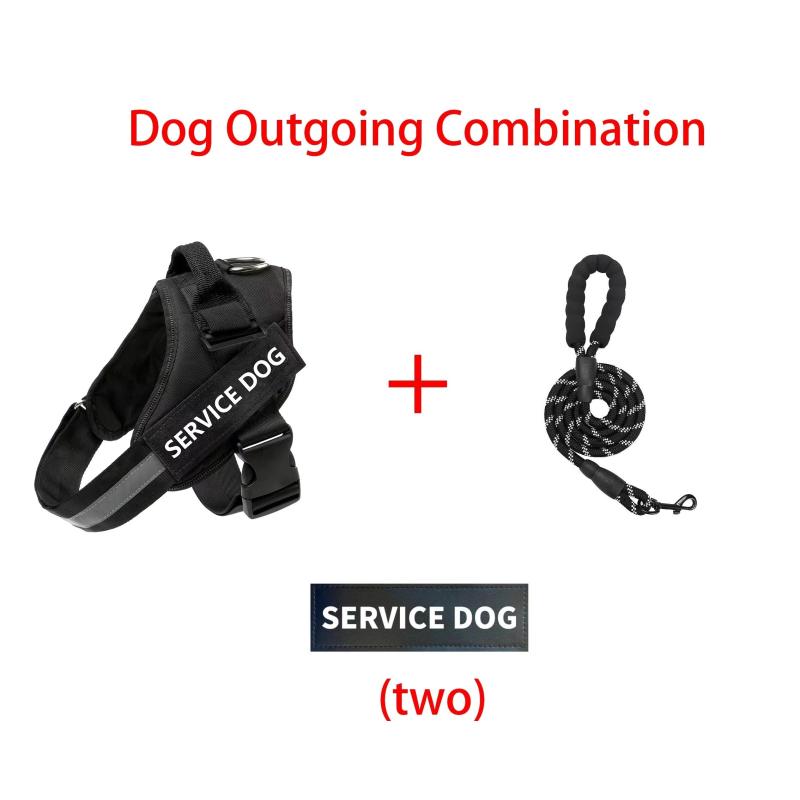 Customized Dog Vest with Padded Handle for Walking Training