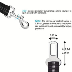 Nylon Dog Seat Belt Car Safety Harness Leash