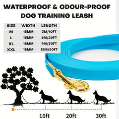 Waterproof Dog Leash For Training Durable Long Lead Large Medium Small Dogs