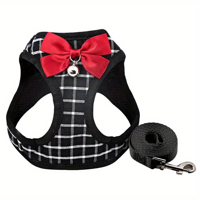 Escape Proof Dog Harness & Leash Set Lightweight Breathable Adjustable