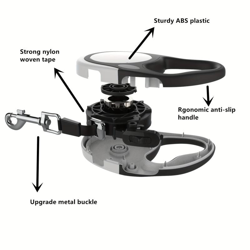 Retractable Dog Leash 16 FT for Medium Large Dogs Up To 44lbs
