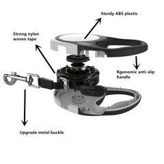 Retractable Dog Leash 16 FT for Medium Large Dogs Up To 44lbs