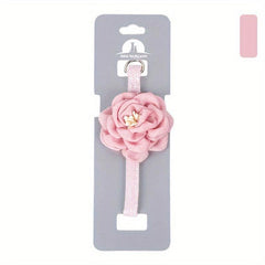 Simulation Camellia Flower Pet Collar Cat Decorative Collar