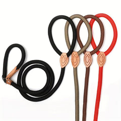 Heavy Duty Dog Slip Lead Braided Rope Leash Large Medium Dogs