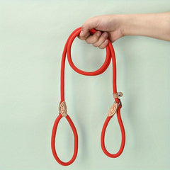 Heavy Duty Dog Slip Lead Braided Rope Leash Large Medium Dogs