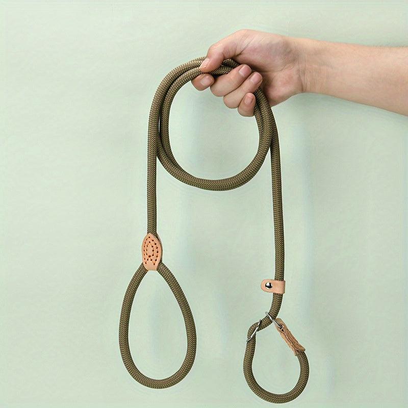 Heavy Duty Dog Slip Lead Braided Rope Leash Large Medium Dogs