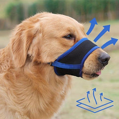 Soft Nylon Dog Muzzle for Small and Medium Dogs