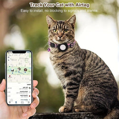 Reflective Anti Lost Cat Collar For Airtag Waterproo...