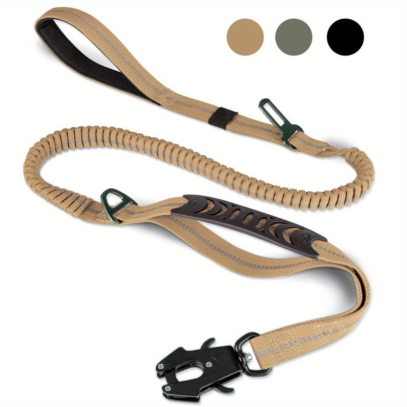Heavy Duty Tactical Dog Leash 4 6FT Shock Absorbing Bungee Leash