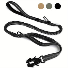 Heavy Duty Tactical Dog Leash 4 6FT Shock Absorbing Bungee Leash