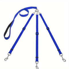 3 in 1 Nylon Dog Leash with Padded Handle for Outdoor Walking
