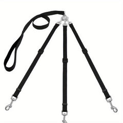 3 in 1 Nylon Dog Leash with Padded Handle for Outdoor Walking