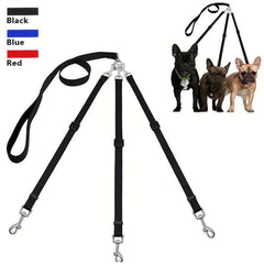3 in 1 Nylon Dog Leash with Padded Handle for Outdoor Walking