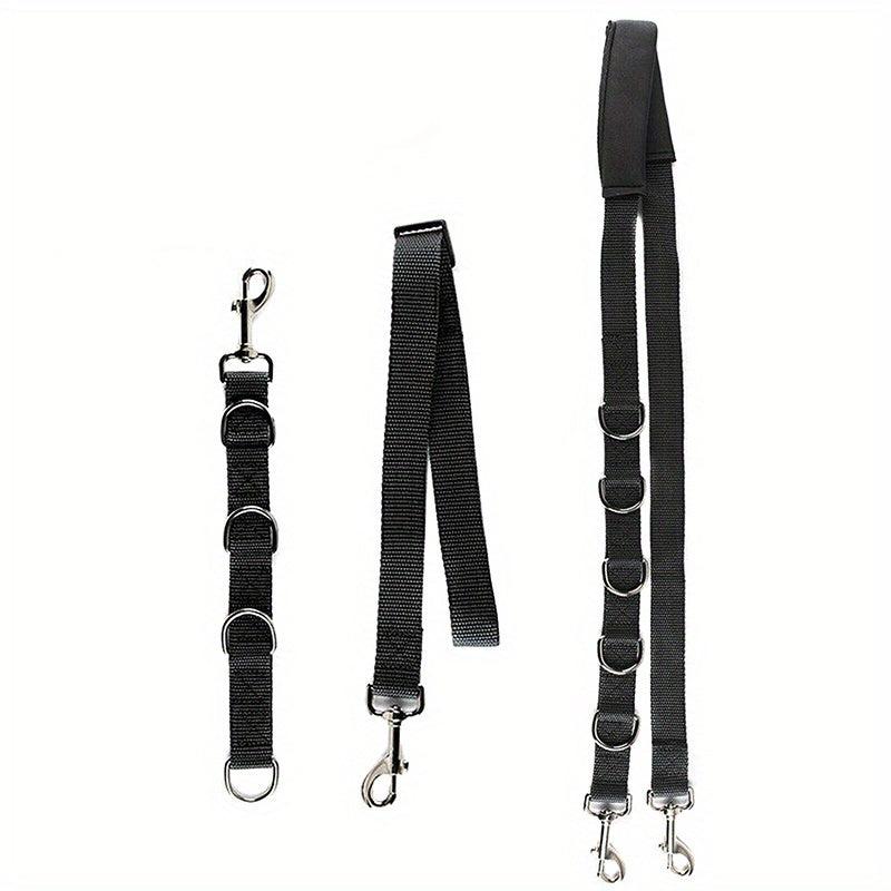 3pc Hands Pet Grooming Leash with D Rings for Small and Medium Dogs and Cats