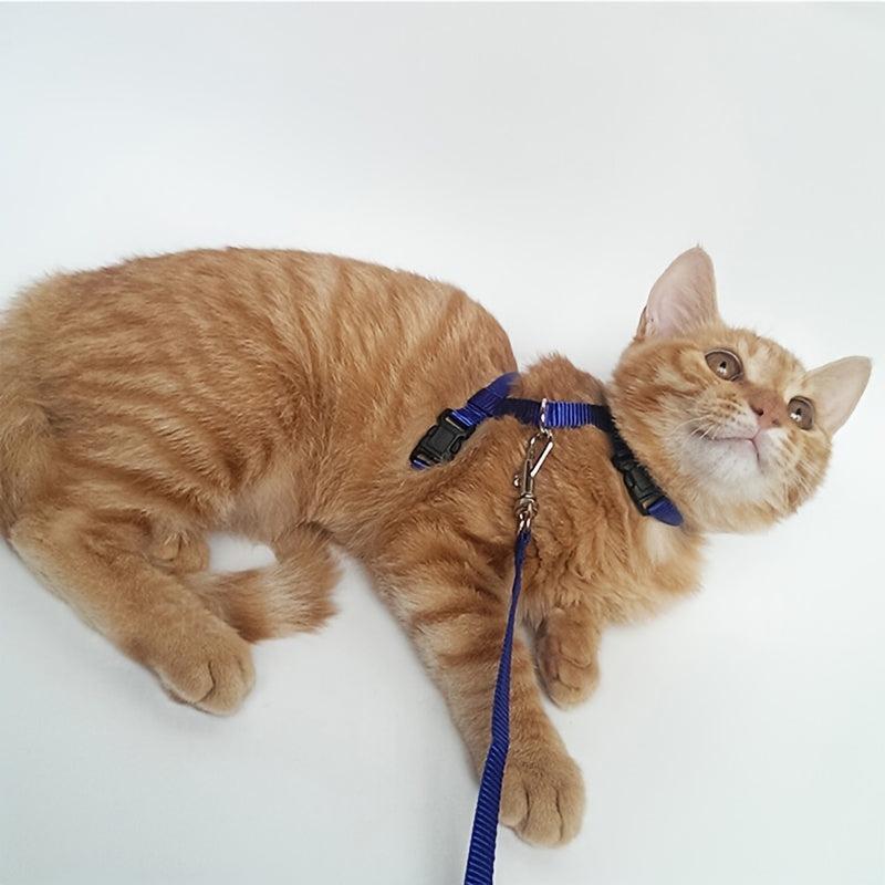 No Pull Cat Harness and Leash Set, Comfortable for Outdoor Walking