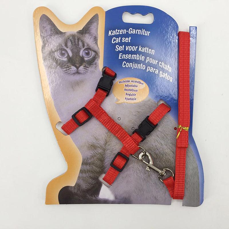 No Pull Cat Harness and Leash Set, Comfortable for Outdoor Walking