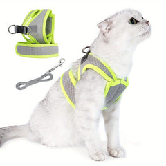 Escape Proof Cat Harness And Leash Adjustable Vest