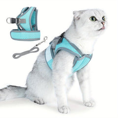Escape Proof Cat Harness And Leash Adjustable Vest