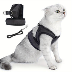 Escape Proof Cat Harness And Leash Adjustable Vest