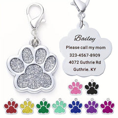 Personalized Dog & Cat ID Tags - Custom Engraved with Pet's Name