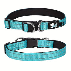 Reflective Dog Collar for Small Medium Large Dogs - Adjustable Nylon Collars