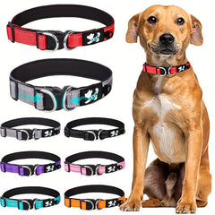 Reflective Dog Collar for Small Medium Large Dogs - Adjustable Nylon Collars