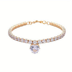 Sparkling Rhinestone Pet Necklace for Cats and Dogs