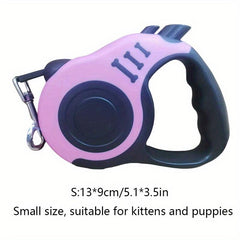 Double Switch Retractable Dog Leash For Dogs Easy Control Leash