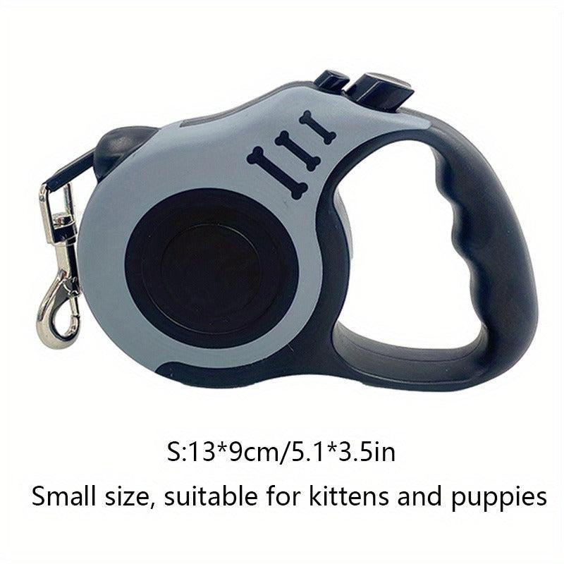 Double Switch Retractable Dog Leash For Dogs Easy Control Leash