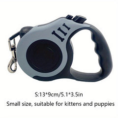 Double Switch Retractable Dog Leash For Dogs Easy Control Leash