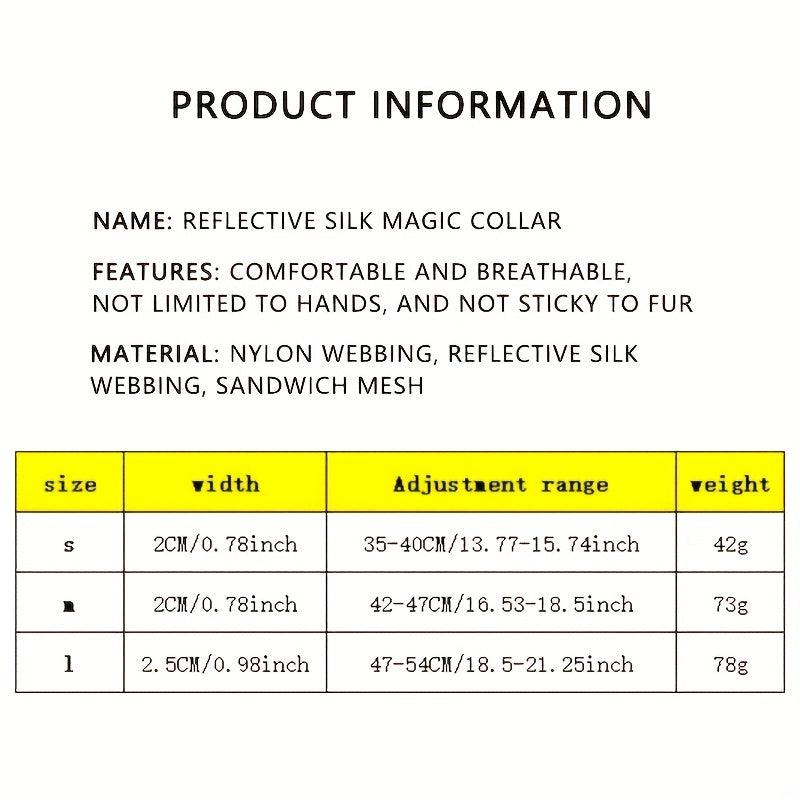 Reflective Dog Collar Breathable Nylon Pet Collar