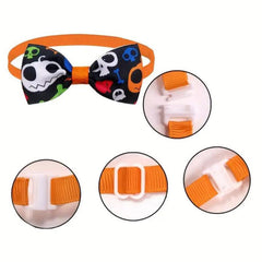 10pcs Adjustable Pet Bow Tie Halloween Costume for Dogs Cats