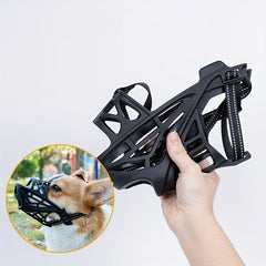 Breathable Basket Muzzle for Small/Medium Dogs