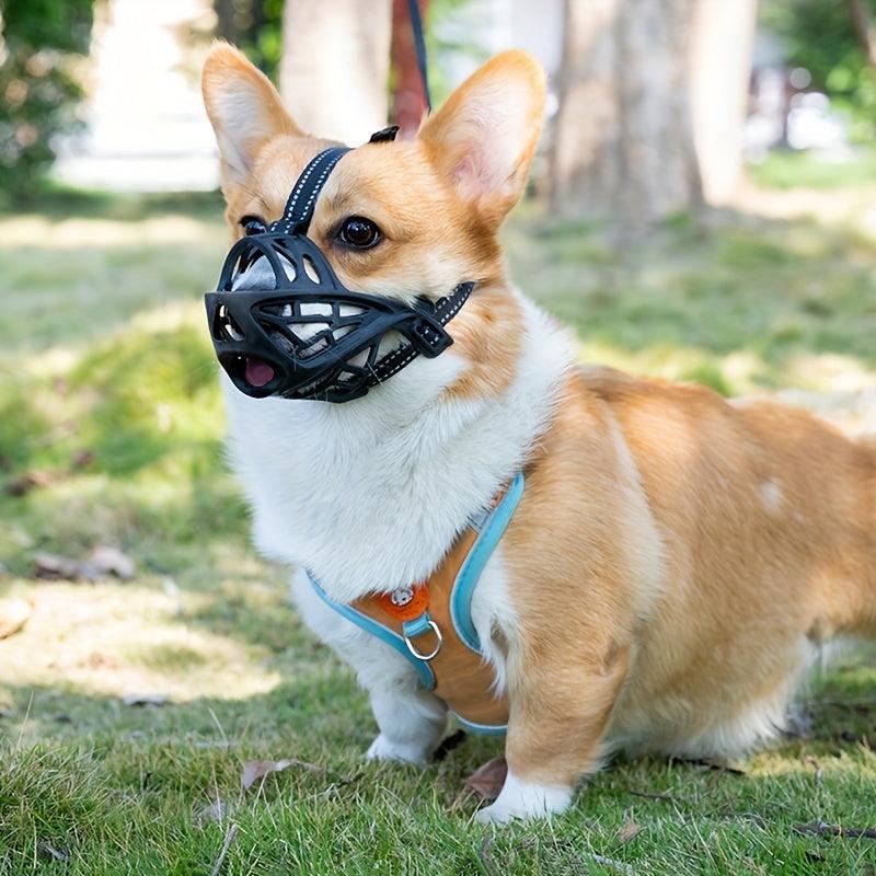Breathable Basket Muzzle for Small/Medium Dogs