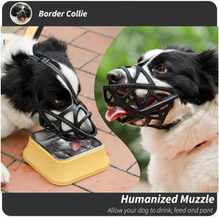 Soft Breathable Dog Basket Muzzle Reflective Design