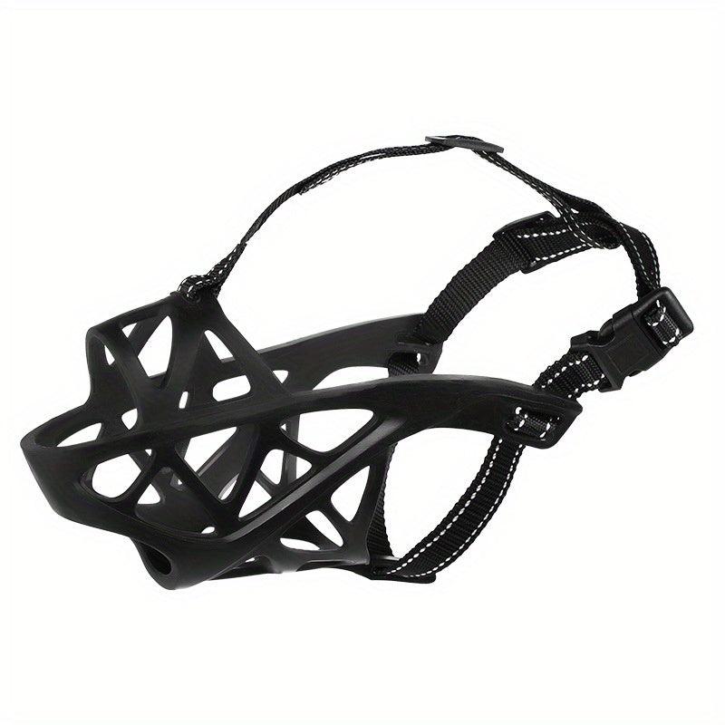 Soft Breathable Dog Basket Muzzle Reflective Design