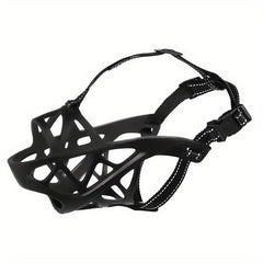 Soft Breathable Dog Basket Muzzle Reflective Design