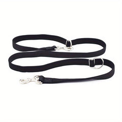 Nylon Double Leash for Puppies & Large Dogs