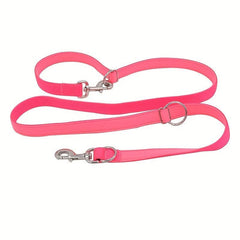 Nylon Double Leash for Puppies & Large Dogs