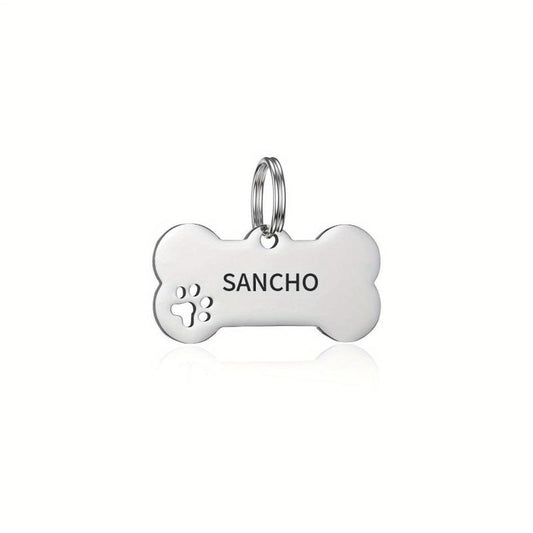 Personalized Dog Bone ID Tags with Phone Number - Durable Pet Accessories