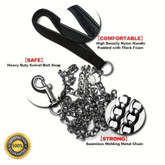 Heavy Duty Leash for Large Dogs with Tag Set